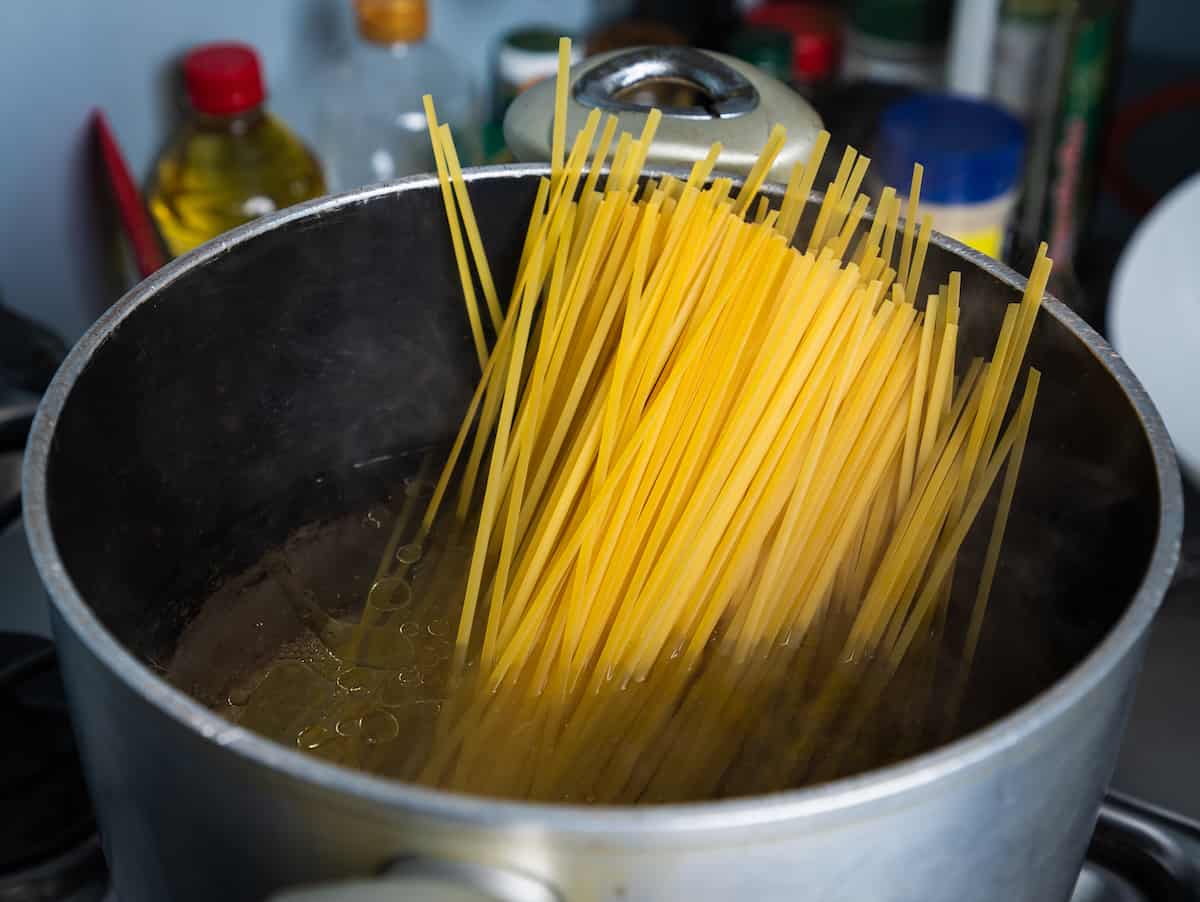 Spaguetti bolognesa paso 1